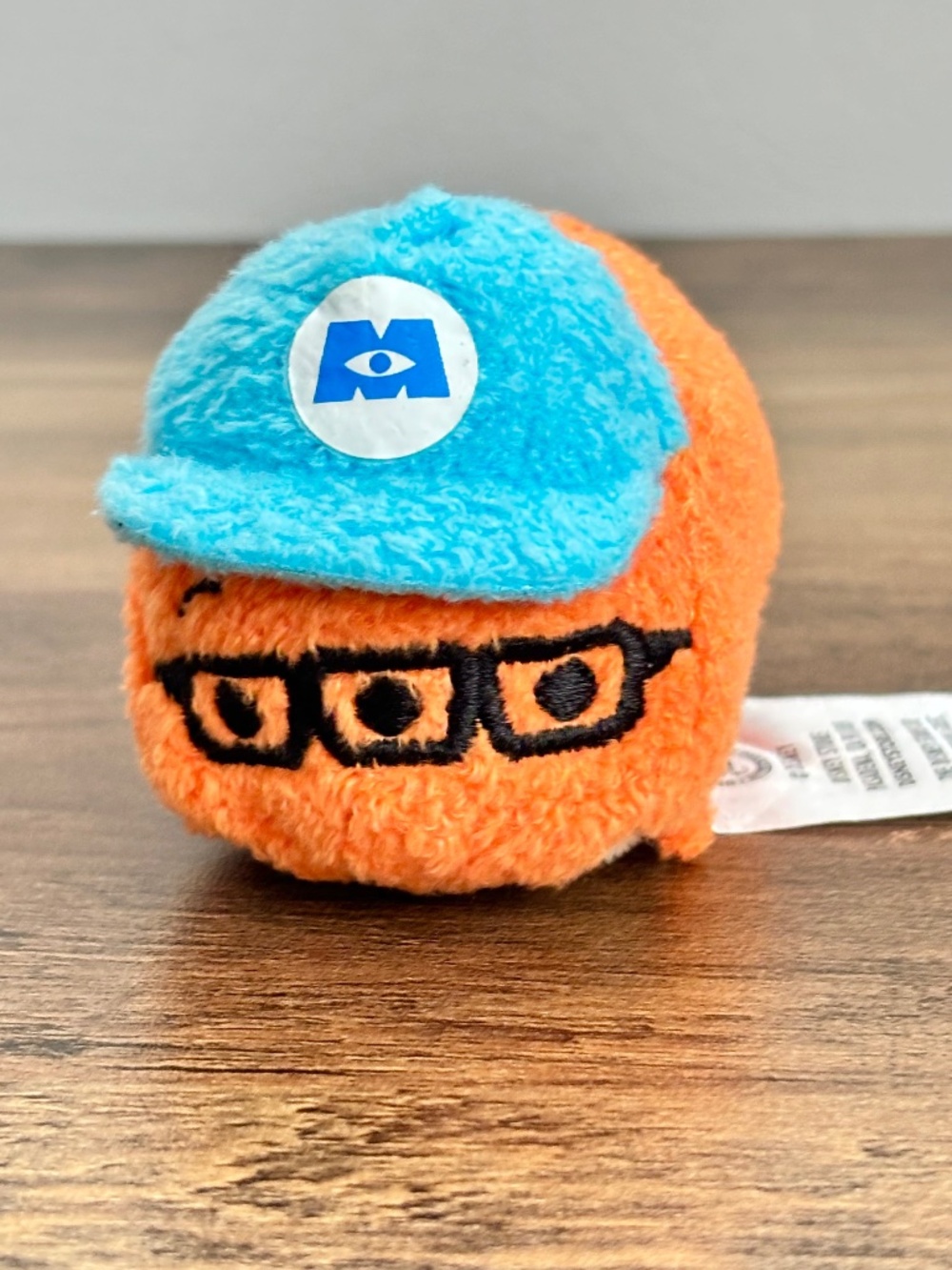 Disney Store Tsum Tsum Monsters Inc Fungus Orange Plush Stuffed Toy AUTHENTIC